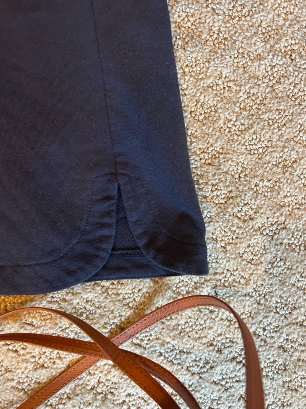 Navy Blue Drawstring Skort - Picture 4 of 5